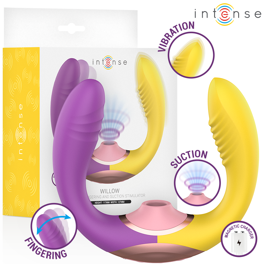Stimulateur Succion & Vibration 3 en 1 Willow - Intense High Tech