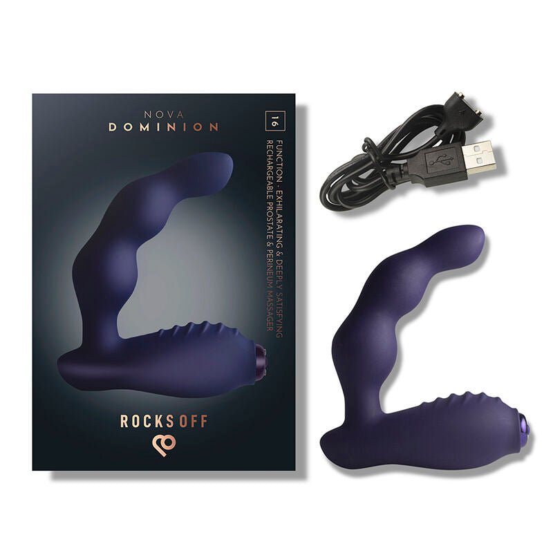 Mini Baguette Rechargeable 16 Fonctions Rose Pivoine - Rocks-Off
