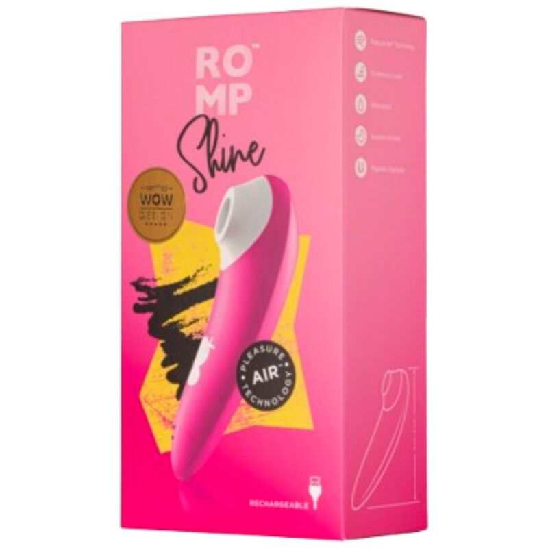 Vibromasseur Baguette Shine X Flexible Rose - ROMP