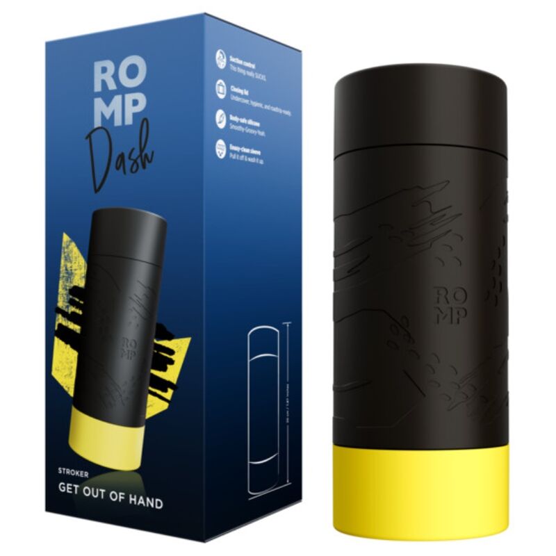 Masturbateur Dash Contrôle de Succion 20 cm - ROMP