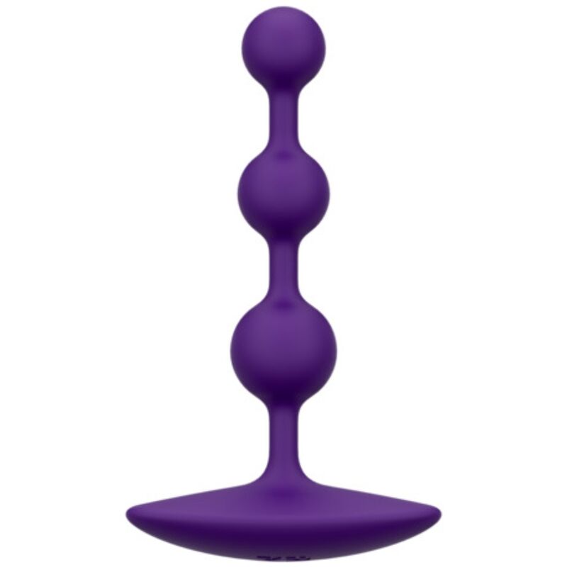 Perles Anales Flexibles AMP Violettes 12,5 cm - ROMP