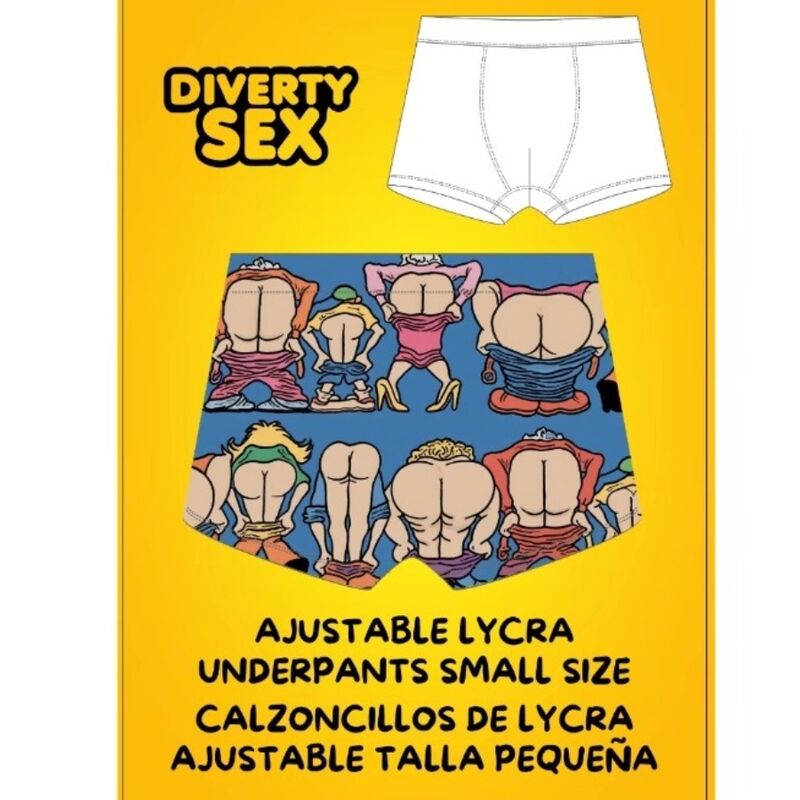Boxer Humour Petites Fesses Taille Petite - Diablo Picante