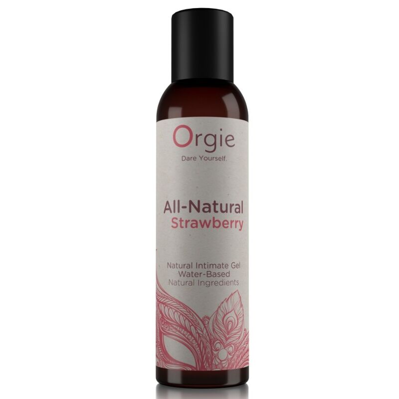 ORGIE - GEL INTIME À BASE DE EAU KISSABLE ENTIÈREMENT NATUREL À LA FRAISE 150 ML