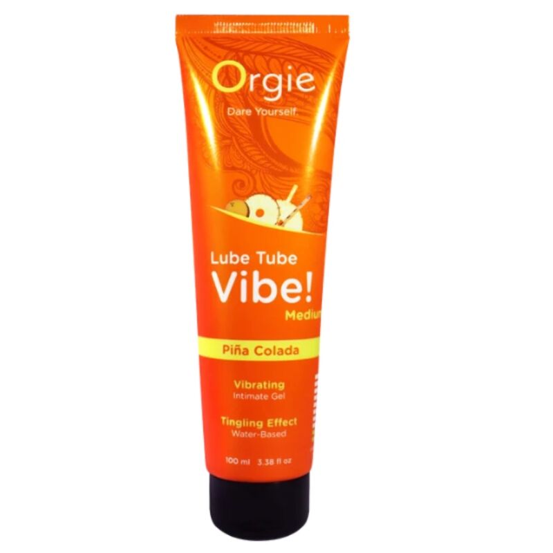 ORGIE - LUBRIFIANT TUBE VIBE! PIÑA COLADA GEL INTIME KISSABLE MOYEN PIQUANT 100 ML