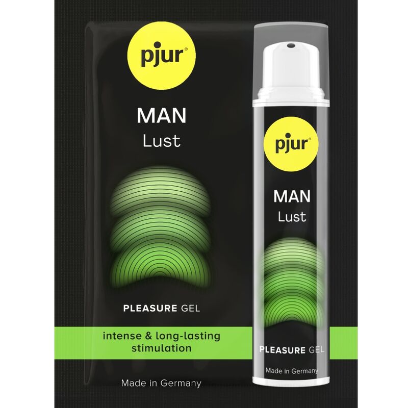 PJUR - MAN LUST GEL DE PLAISIR STIMULANT INTENSE ET LONGUE DURÉE 1,5 ML