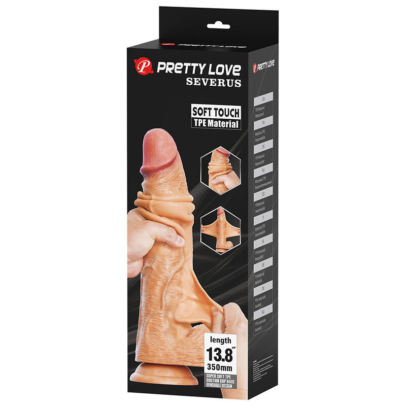 PRETTY LOVE - SEVERUS GODEMICHET RÉALISTE DOUX AU TOUCHER 35 CM NATUREL