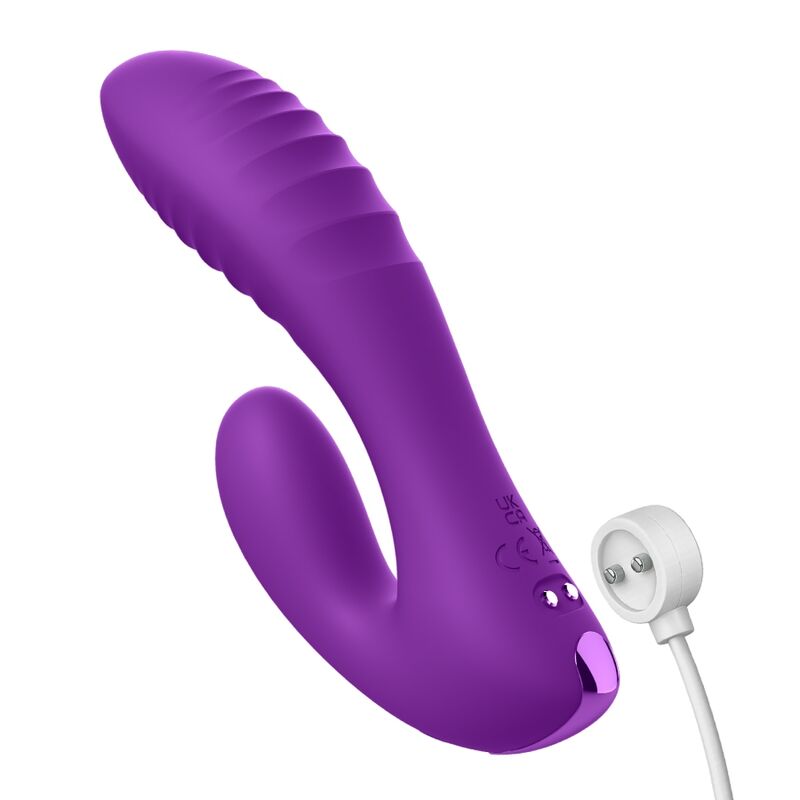FANTASY FOR HER - AMANT SECRET VIBRATEUR DOUBLE POINT CLITORIS RECHARGEABLE VIOLET