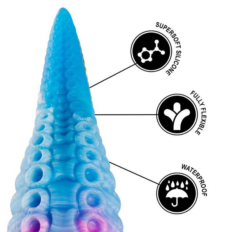 EPIC - PHORCYS GODEMICHET À TENTACULES BLEUS PETITE TAILLE
