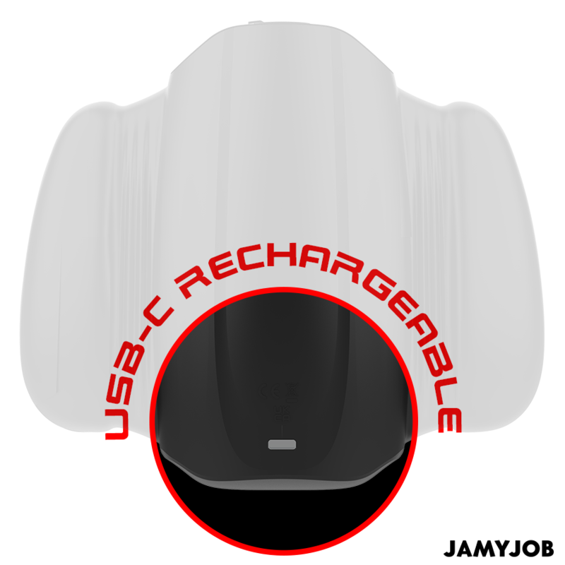 JAMYJOB - PLAY-R MASTURBATEUR AUTOMATIQUE AVEC POUSSE, VIBRATION ET SUPPORT POUR TÉLÉPHONE PORTABLE NOIR