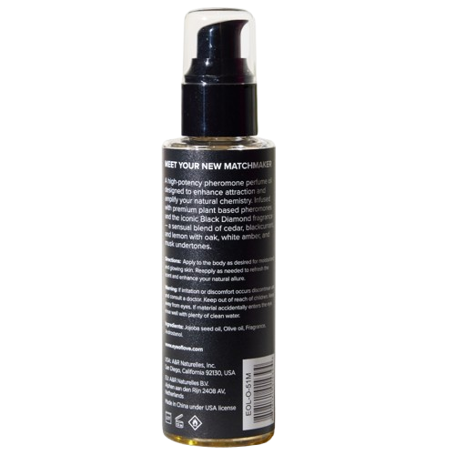 EYE OF LOVE - MATCHMAKER BLACK DIAMOND HUILE CORPORELLE AUX PHÉROMONES 120 ML