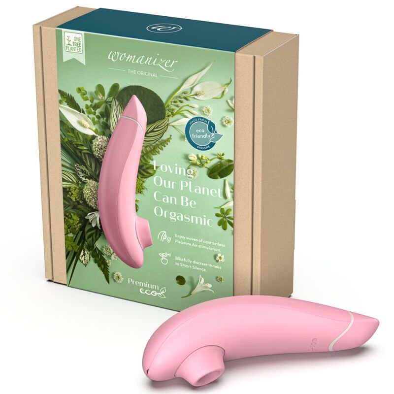 Womanizer Premium Eco Stimulateur Clitoridien À Succion 12 Niveaux Rose