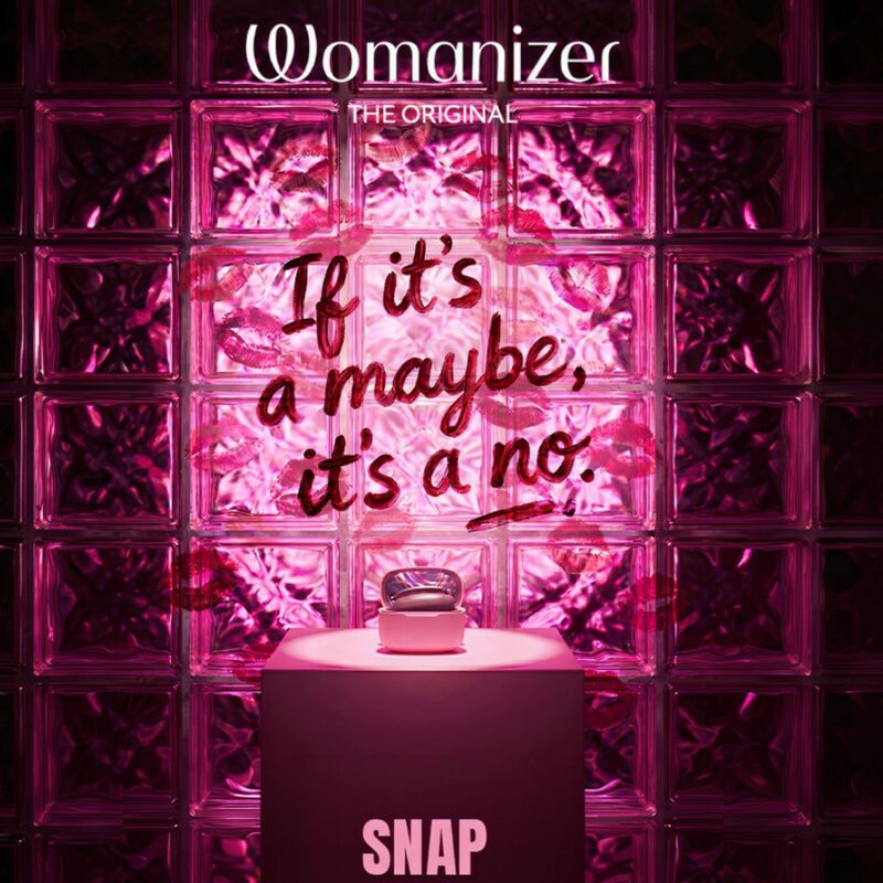 Womanizer Snap Stimulateur Clitoridien à Succion 6 Intensités Baie Écrasée