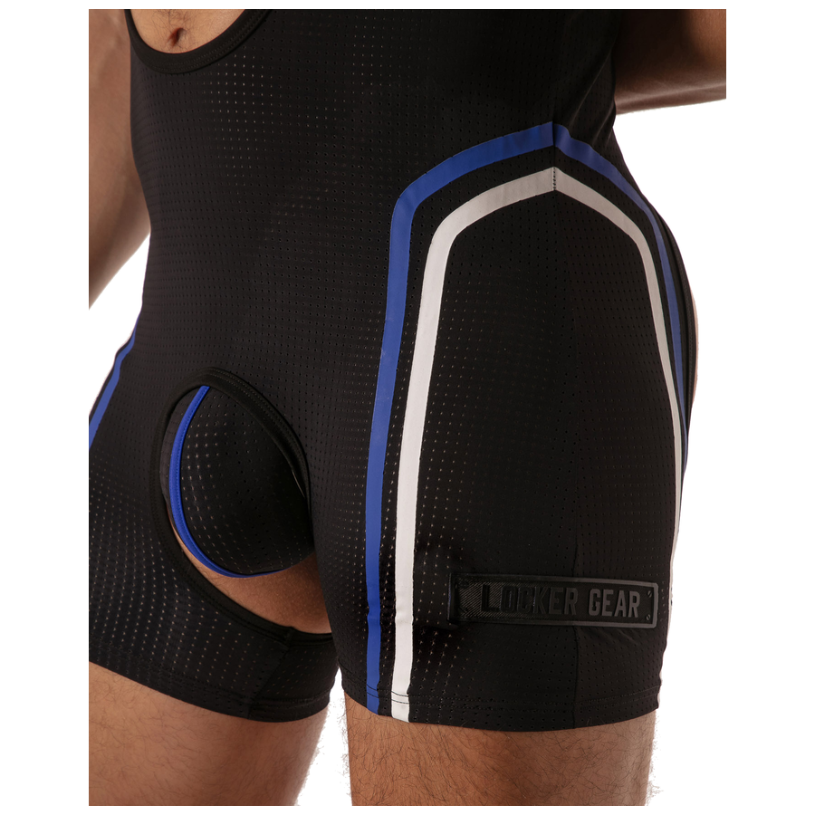 Sous-vêtement Homme Sexy Combinaison Décolleté Ouverture Frontale - Locker Gear