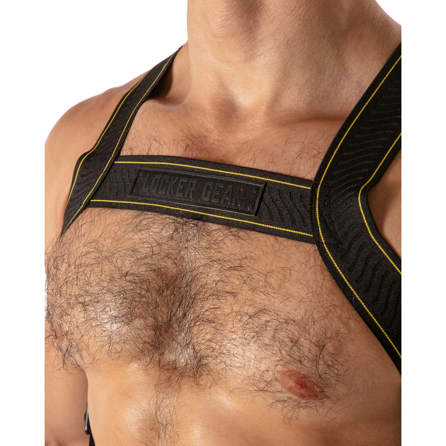 LOCKER GEAR - PISTON HARNESS HARNAIS CORPOREL RÉGLABLE POUR HOMME BLEU S/M
