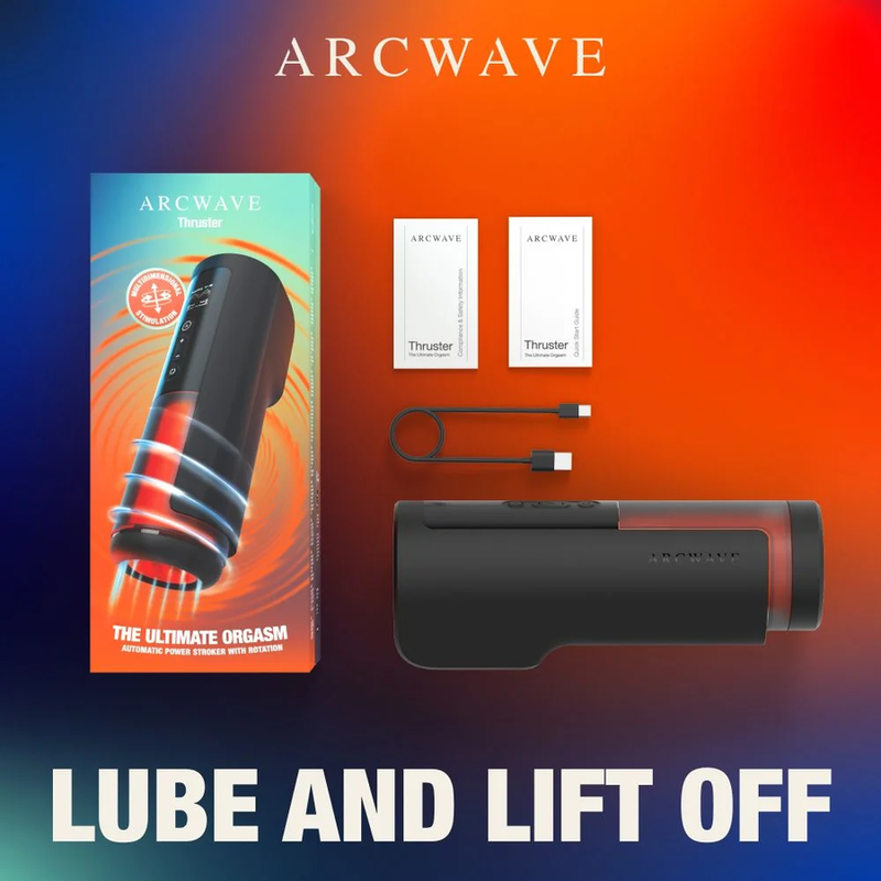 ARCWAVE - THRUSTER STROKER MASCULIN AUTOMATIQUE AVEC VA-ET-VIENT, ROTATION ET CONTRÔLE