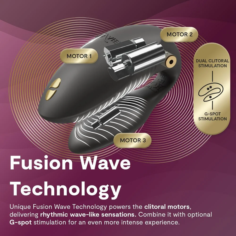 WE-VIBE - CHORUS PRO VIBRATEUR PREMIUM POUR COUPLES NOIR SATINÉ