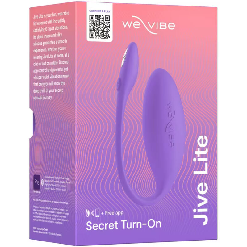 We-Vibe Jive Lite Vibromasseur Couple Télécommandé Œuf Violet