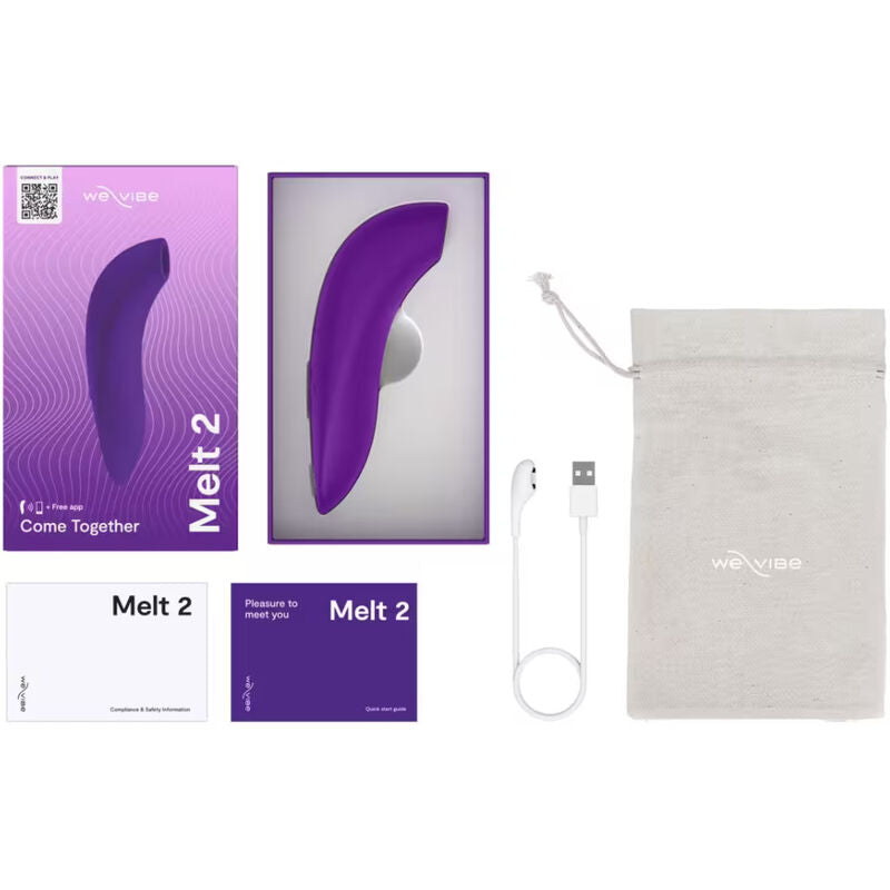 WE-VIBE - MELT 2 STIMULATEUR CLITORIAL À IMPULSIONS D'AIR VIOLET