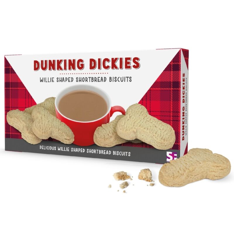 SPENCER & FLEETWOOD - DUNKING DICKIES BISCUITS SABLÉS AU BEURRE EN FORME DE PÉNIS 130 G