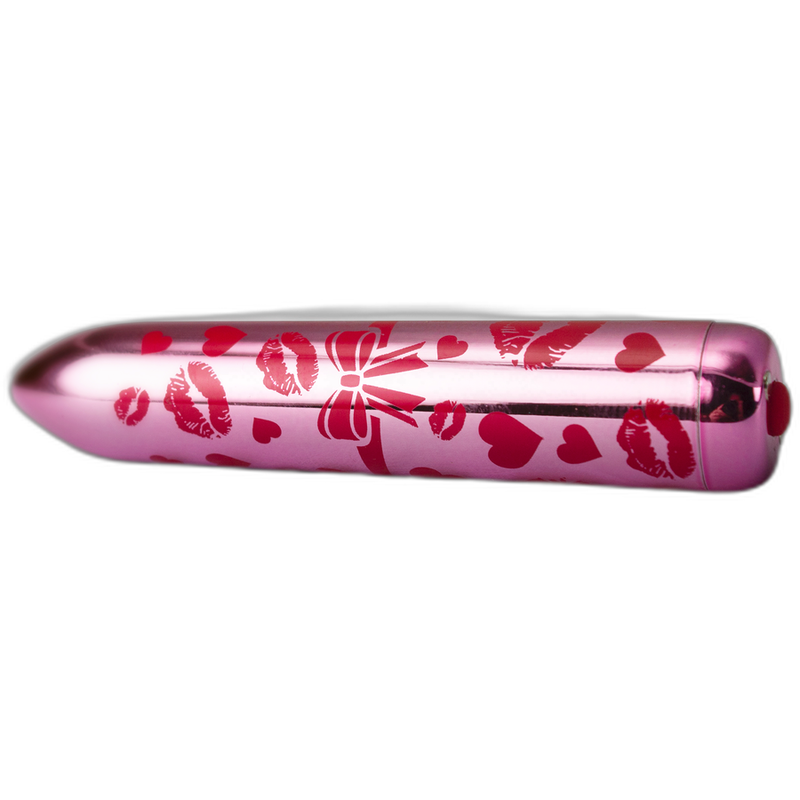 ROCKS-OFF - GIFTING LOVE MINI VIBRATEUR BULLET RECHARGEABLE AVEC 16 FONCTIONS ROSE