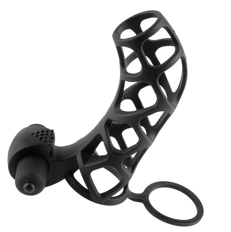 Cockring Vibrant Fantasy X-Tensions Cage Silicone Extrême