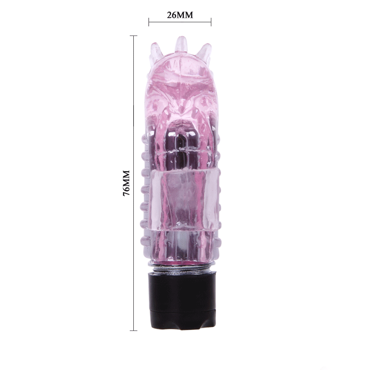 Baile - Doigt Vibrant avec Picots - Rose
