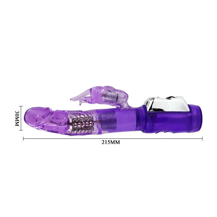 Baile - Vibro rabbit avec billes rotatives Super Sex Rabbi - Violet