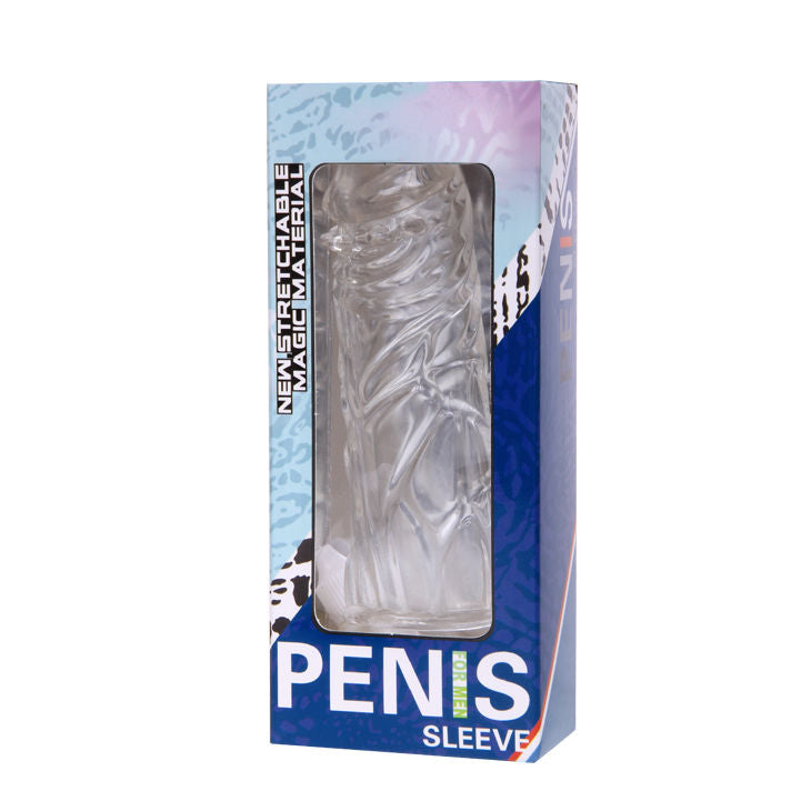Baile - Gaine à Pénis en Silicone Crystal - 13 cm