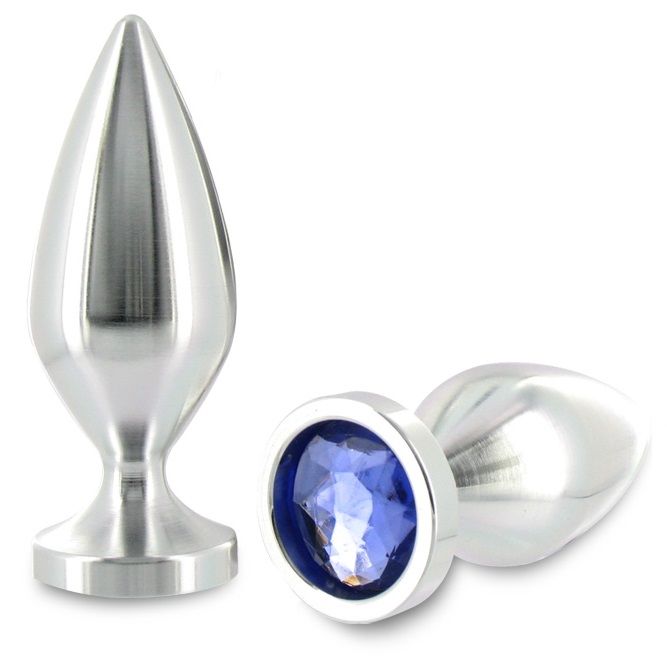 Plug Anal Metal Hard Cristal Aluminium Petit - Metal Hard