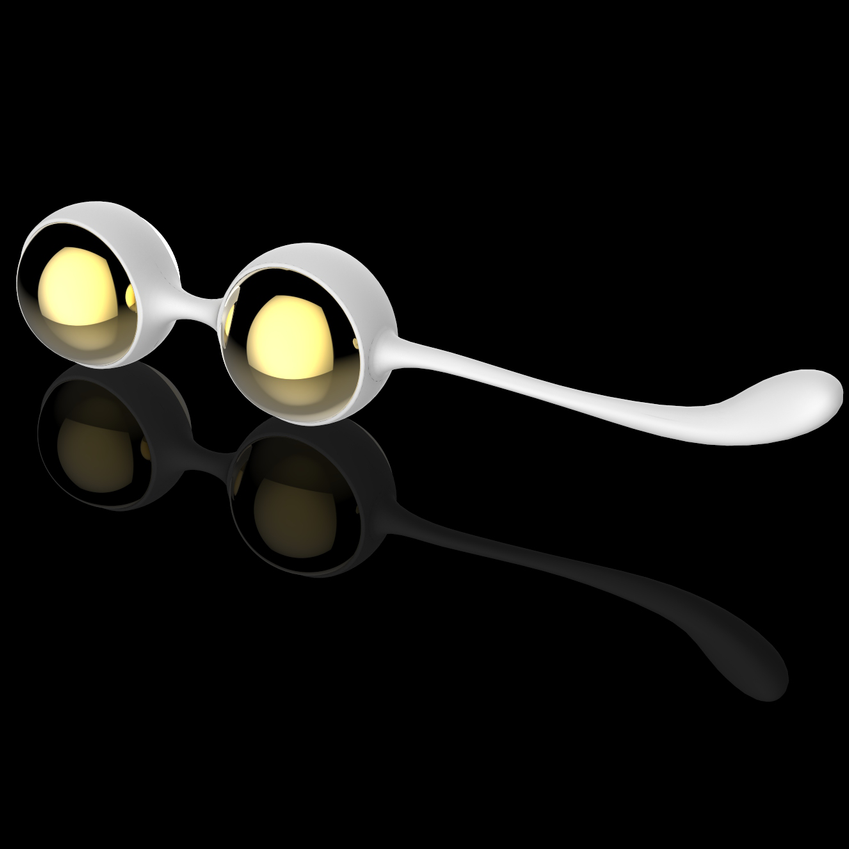 Nalone – Kit de 2 Perles de Kegel Or et Bleu – Périnée