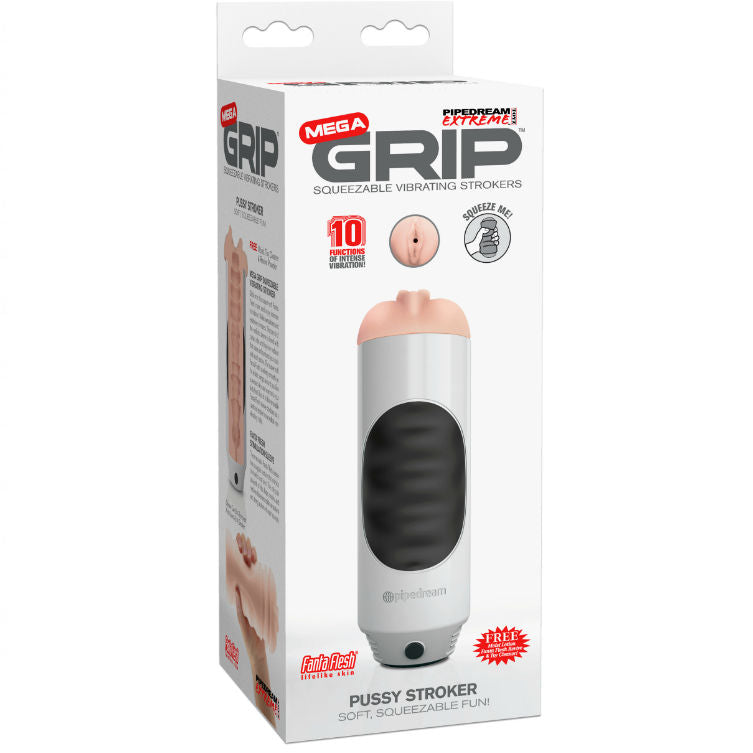 Masturbateur Automatique Mega Grip Blanc - Extreme Toyz