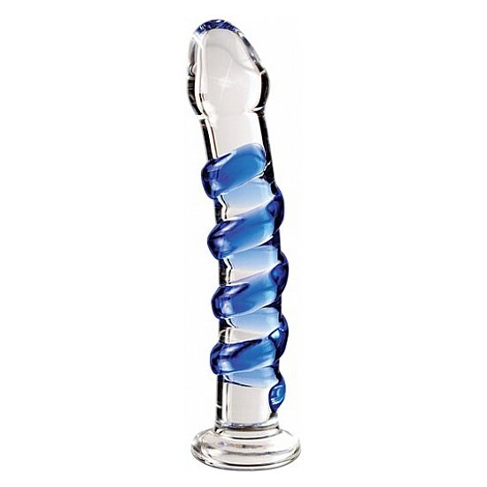 Gode en Verre Icicles N°5 Transparent 17 cm - Pipedream