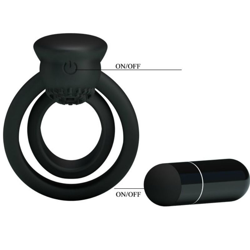 Anneau Vibrant Esther avec Stimulateur Clitoridien - Pretty Love