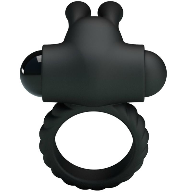 Anneau Vibrant Stimulateur Eudora Noir - Pretty Love