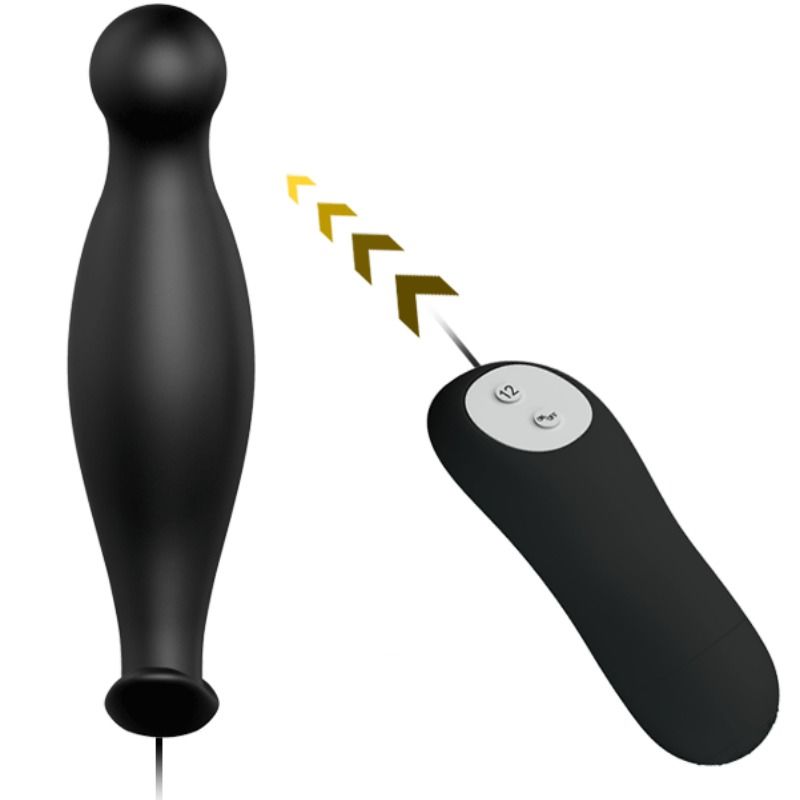 Stimulateur de Prostate Pretty Love Télécommandé Noir