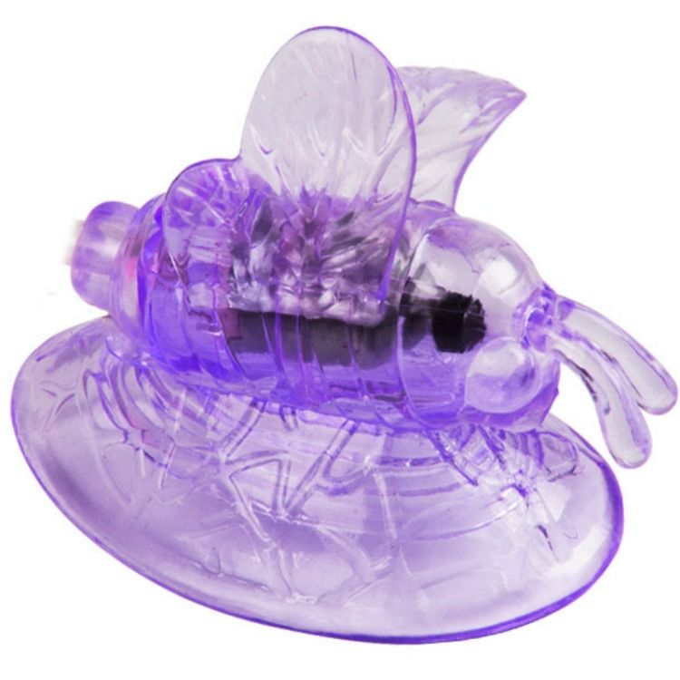 Baile - Stimulation Clitoris Vibrant en Forme de Papillon - Violet