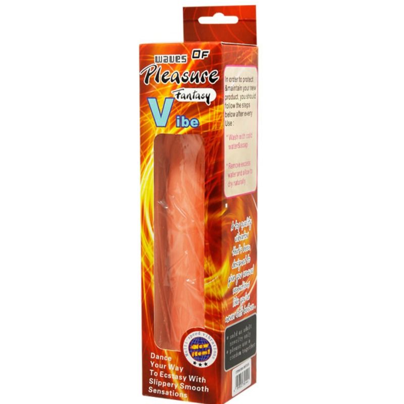Realistischer gerippter Dildo mit Saugnapf 19,8 cm - Baile