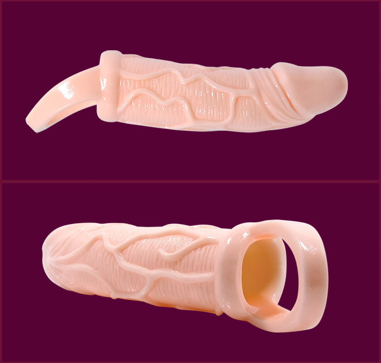 Baile - Gaine Pénis avec Anneau Testiculaire 13,5 cm - Couleur Chair