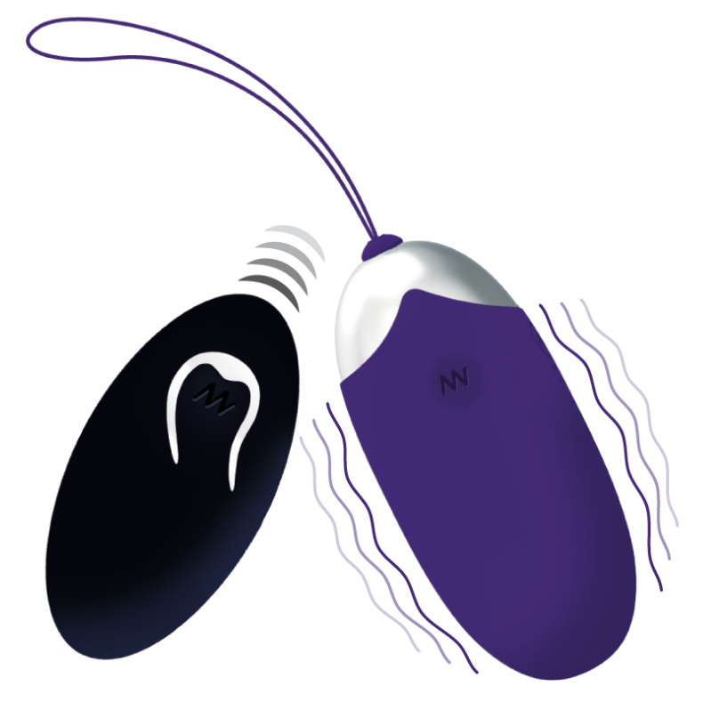Œuf Vibrant Télécommandé Flippy 2 Violet - Intense