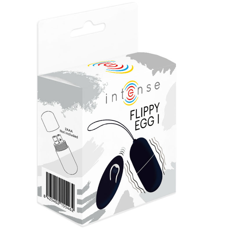 Oeuf Vibrant Télécommandé Flippy 1 Noir - Intense