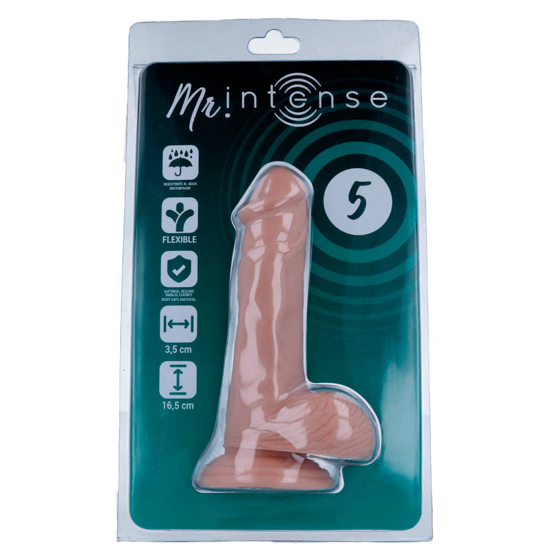 Mr. Intense - Gode Ventouse Réaliste Couleur Chair / 16,5 cm