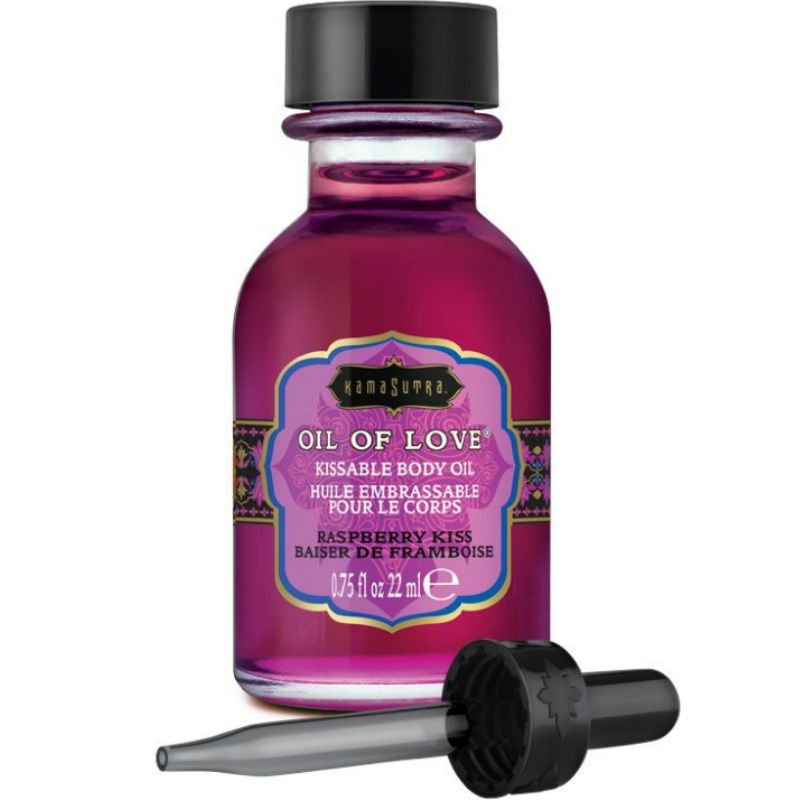 Kamasutra - Huile de massage comestible saveur Frambroise - 22 ml