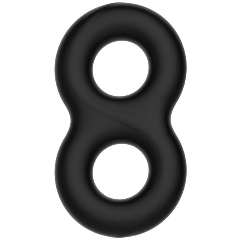 Anneau Pénien Double Médical en Silicone - Crazy Bull