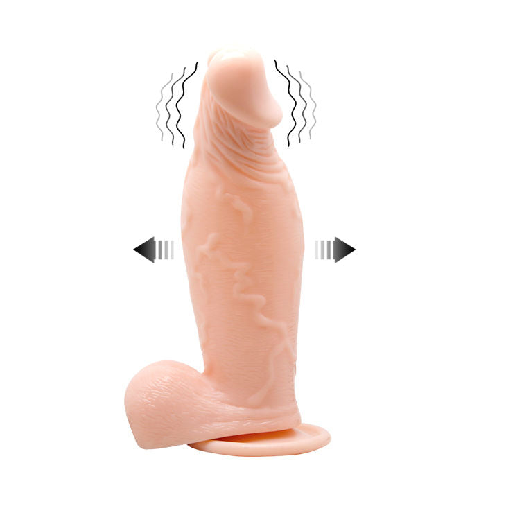 Gode Gonflable Vibrant à Ventouse 19 cm- Baile