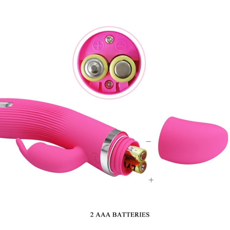 Vibromasseur Rabbit Flirtation Électrochoc - Pretty Love