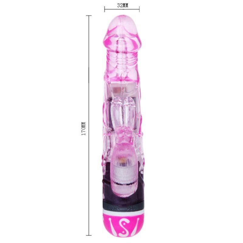 Baile - Vibromasseur Rabbit Multifonctions - Rose