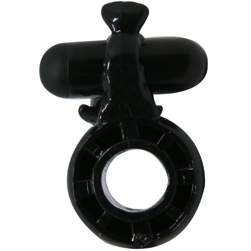 Baile - Anneau Pénien Vibrant avec Dauphin Sweet Ring - Noir