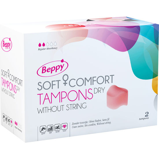 Beppy - Éponges Menstruelles Soft + Comfort Dry - Boîte de 2
