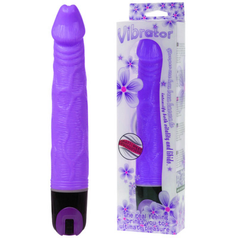 Baile - Vibromasseur Veiné Vibrant 21,5 cm - Violet