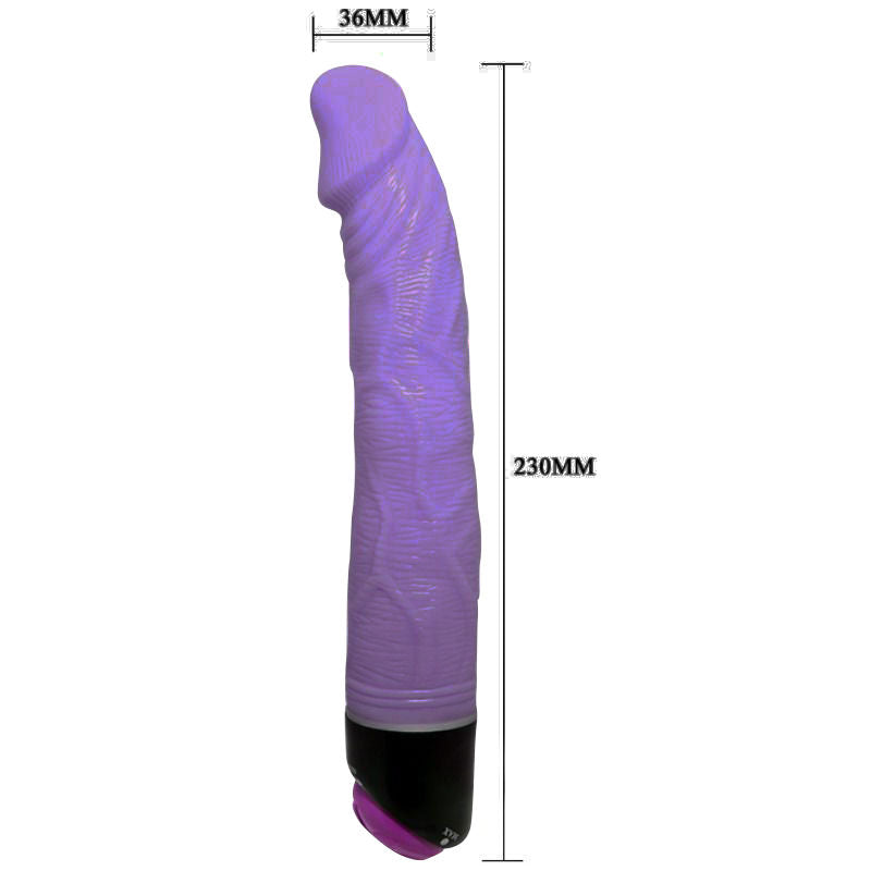 Baile - Vibromasseur Gode XL Réaliste Violet - 23 cm